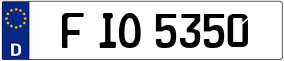 Truck License Plate
